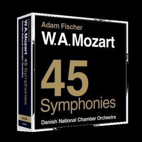 Mozart - 45 Symphonies - Danish National Chamber Orchestra, Adam Fischer album cover