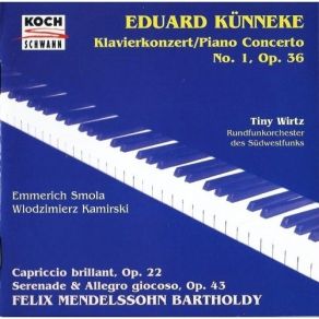 Kunneke – Piano Concerto; Mendelssohn – Works For Piano And Orchestra (Tiny Wirtz) album cover