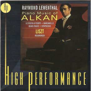 Alkan, Liszt - Piano Music - Lewenthal album cover
