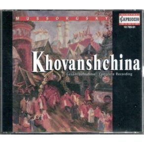 Mussorgsky - Khovanshchina, Margaritov album cover