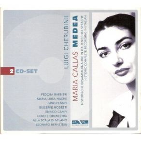 Cherubini - Medea, Bernstein album cover
