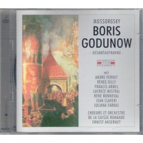 Mussorgsky - Boris Godunov, Ansermet album cover