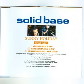 Sunny Holiday album cover