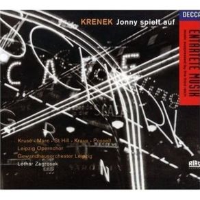 Krenek: Jonny Spielt Auf, Op. 45 (Lothar Zagrosek) album cover