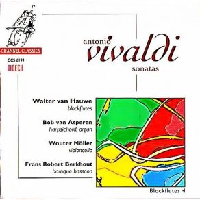 Vivaldi - Blockflute-Sonates - Walter Van Hauwe album cover