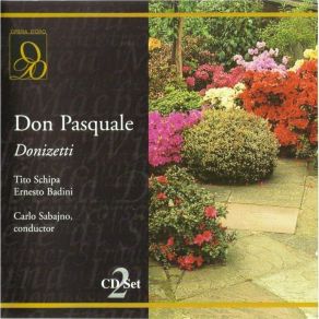 Donizetti - Don Pasquale (Schipa, Badini; Sabajno, 1932) album cover