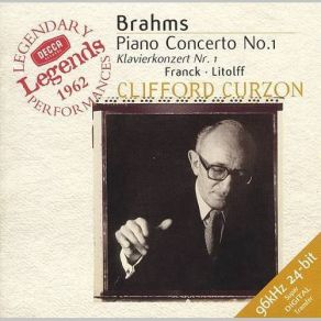 Brahms - Piano Concerto No. 1, Franck, Litolff album cover