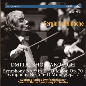 Dmitri Shostakovich Symphonies Nos. 5 & 9, Sergiu Celibidache album cover