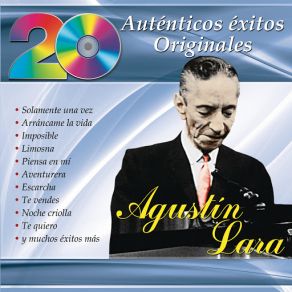 20 Auténticos Éxitos Originales - Agustín Lara album cover