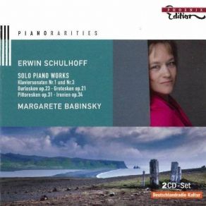 Schulhoff - Solo Piano Works - Babinsky album cover