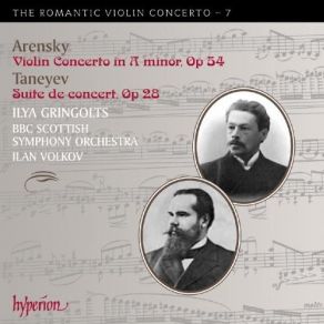 Arensky, Taneyev - Violin And Orchestra - Gringolts album cover