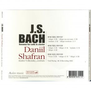 J. S. Bach - Cello Sonatas BWV 1027-1029 (Shafran & Volkonsky) album cover