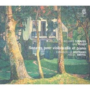 Reger: Cello Sonata No. 2 Op. 28; Strauss: Cello Sonata Op. 6 - E. Bertrand, P. Amoyel album cover