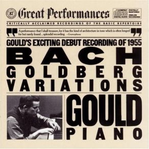 Bach. Goldberg Variations. Gould 1955 album cover