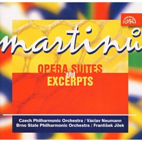Martinu - Opera Suites And Excerpts album cover