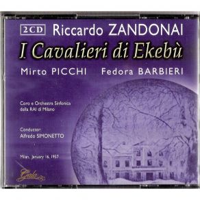 Zandonai - I Cavalieri Di Ekebù, Simonetto album cover