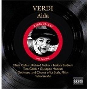 Aida (Callas, Tucker, Serafin) album cover