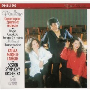 Poulenc - Concerto In D Minor For 2 Pianos And Orchestra - K. &T. Labeque album cover