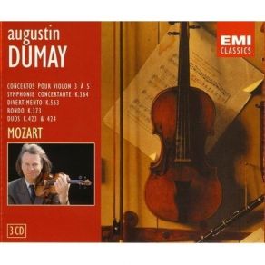 Dumay, Caussé, Hoffman, Krivine - Mozart-Violin Concertos Etc album cover