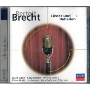 Bertolt Brecht - Lieder Und Balladen album cover