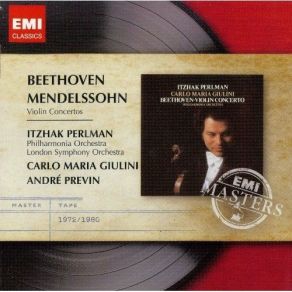 Beethoven, Mendelssohn - Violin Concertos (Perlman) album cover