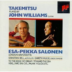 Takemitsu Played By John Williams album cover
