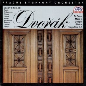 Dvorak. Mse D-Dur, Te Deum, Biblicke Pisne (Jindrak, Smetacek) album cover