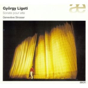 Ligeti - Sonate Pour Alto - Genevieve Strosser album cover