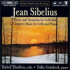 Complete Works For Piano And Cello (Thedeen & Grasbeck) album cover