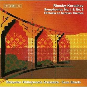 Rimsky-Korsakov - Symphonies Nos. 1 & 3 - Kees Bakels album cover
