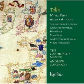 Tallis - Missa Puer Natus Est Nobis (The Cardinall's Musick, Carwood) album cover
