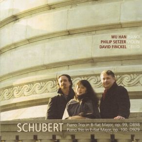Schubert - Piano Trios (Wu Han, Philip Setzer, David Finckel) album cover
