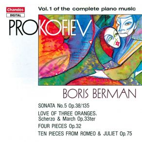 Sergei Prokofiev - Complete Piano Music (Vol. 1) - Boris Berman album cover