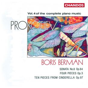 Sergei Prokofiev - Complete Piano Music (Vol. 4) - Boris Berman album cover