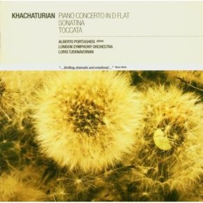 Khachaturian - Piano Concerto, Sonatina, Toccata (Portugheis, Tjeknavorian, LSO) album cover