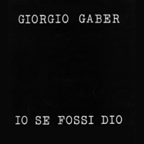 Io Se Fossi Dio (Singolo)  album cover