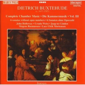 Dietrich Buxtehude - Complete Chamber Music Vol. III album cover