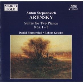 Arensky – Suites For Two Pianos (Blumenthal & Groslot) album cover