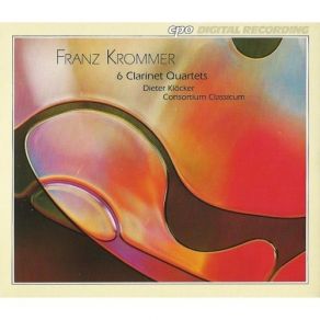 Krommer – Clarinet Quartets (Consortium Classicum) album cover