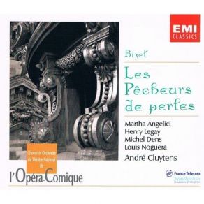 Bizet - Les Pecheurs De Perles (Cluytens; Angelici, Dens, Legay, Noguera) album cover
