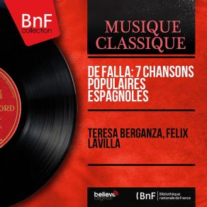 De Falla: 7 Chansons Populaires Espagnoles (Mono Version) album cover