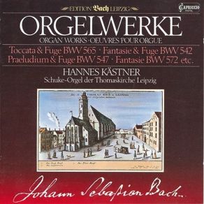 J. S. Bach - Orgelwerke - Hannes Kästner album cover