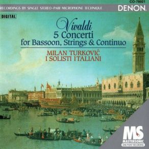 5 Concerti For Bassoon, Strings & Continuo album cover