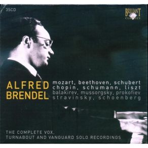 Brendel. The Complete VOX, TURNABOUT Solo Recordings - Chopin album cover