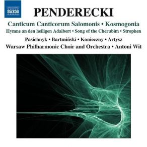 Penderecki – Canticum Canticorum Salomonis, Kosmogonia - Hymne An Den Heiligen Adalbert, Song Of The Cherubim, Strophen album cover