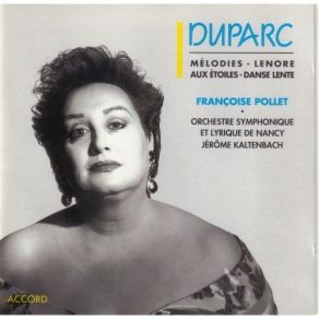 Henri Duparc - Mélodies, Lenore, Aux Étoiles, Danse Lente album cover