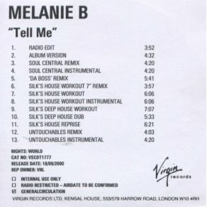 Tell Me album cover