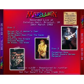 Live At Colston Hall, Bristol, England (CD1) album cover