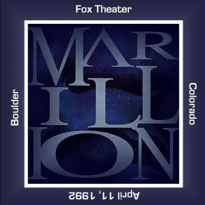 Fox Theatre, Boulder, CO album cover