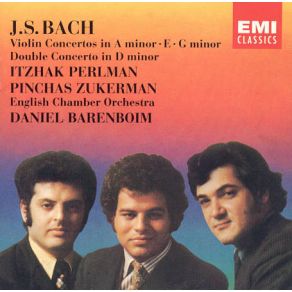 Bach Violin Concertos Perlman album cover
